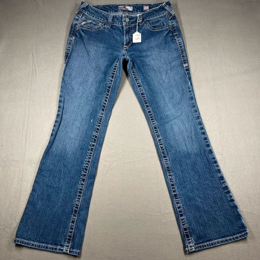 Ariat FR DuraLight Jeans Womens 30R Mid Rise Boot Cut Flame Resistant Denim